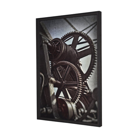 Industrial Collect - Motion by Michael Banks a Hand Embellished Textured Framed Photo Art Print by Mercana at Eve Furniture