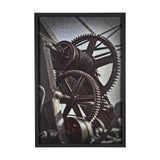 Industrial Collect - Motion by Michael Banks a Hand Embellished Textured Framed Photo Art Print by Mercana at Eve Furniture