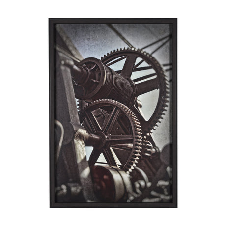 Industrial Collect - Motion by Michael Banks a Hand Embellished Textured Framed Photo Art Print by Mercana at Eve Furniture