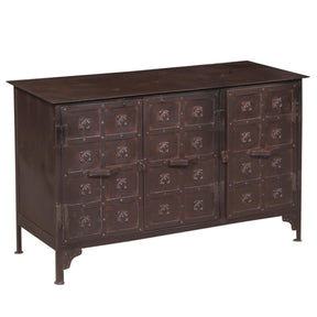 Industrial Iron Cabinet with Storage Drawers by Home Trends & Design at Eve Furniture