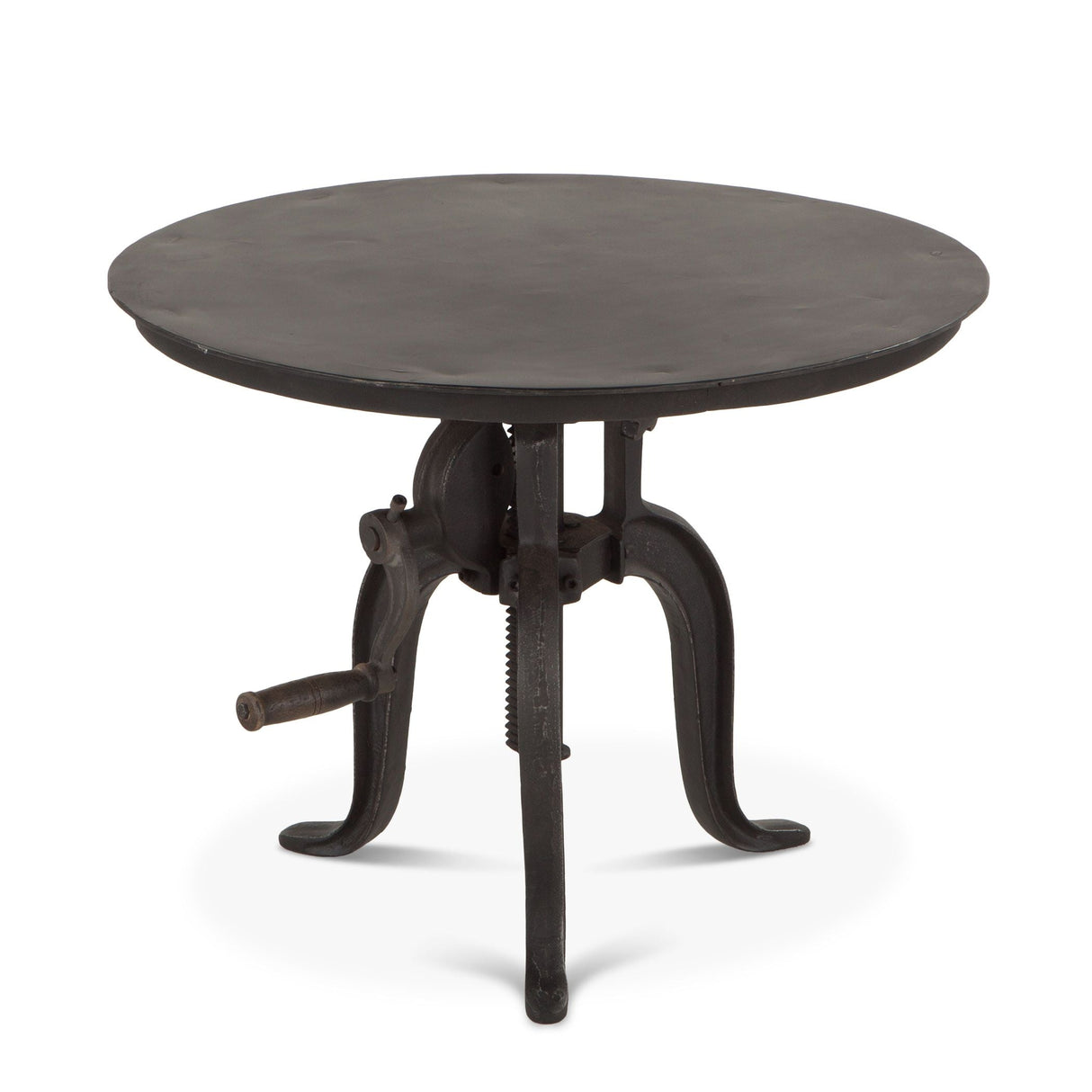 Industrial Loft 24" Adjustable Side Table in Matte Black by Home Trends & Design at Eve Furniture