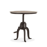 Industrial Loft 24" Adjustable Side Table in Matte Black by Home Trends & Design at Eve Furniture