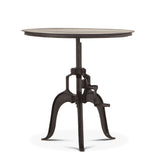 Industrial Loft 36" Adjustable Side Table in Matte Black by Home Trends & Design at Eve Furniture