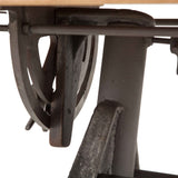 Industrial Loft 62" Adjustable Drafting Desk in Natural by Home Trends & Design at Eve Furniture