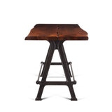 Industrial Loft 72" Gathering Table in Walnut by Home Trends & Design at Eve Furniture