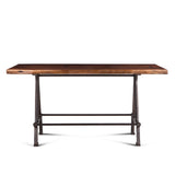 Industrial Loft 72" Gathering Table in Walnut by Home Trends & Design at Eve Furniture