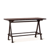 Industrial Teak 66" Gathering Table in Natural Reclaimed Wood by Home Trends & Design at Eve Furniture