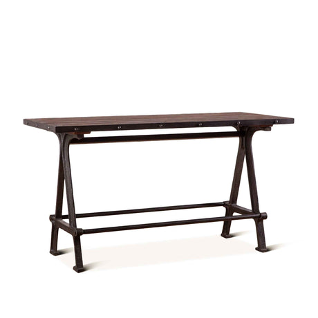 Industrial Teak 66" Gathering Table in Natural Reclaimed Wood by Home Trends & Design at Eve Furniture