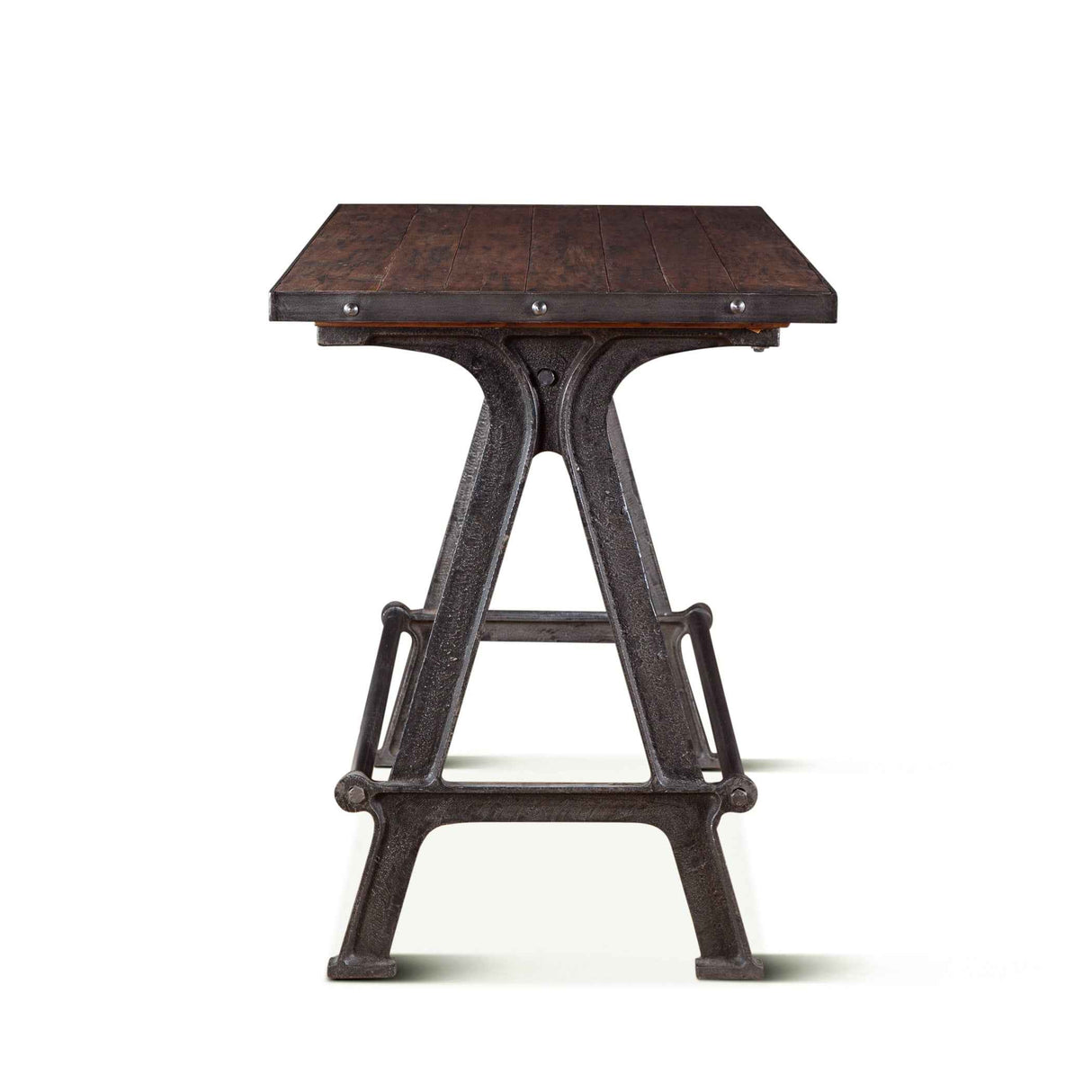 Industrial Teak 66" Gathering Table in Natural Reclaimed Wood by Home Trends & Design at Eve Furniture