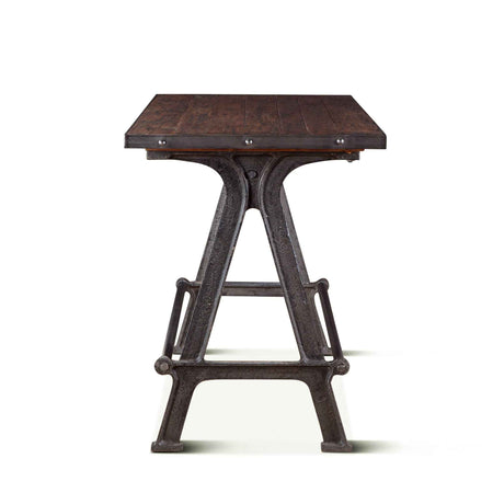 Industrial Teak 66" Gathering Table in Natural Reclaimed Wood by Home Trends & Design at Eve Furniture