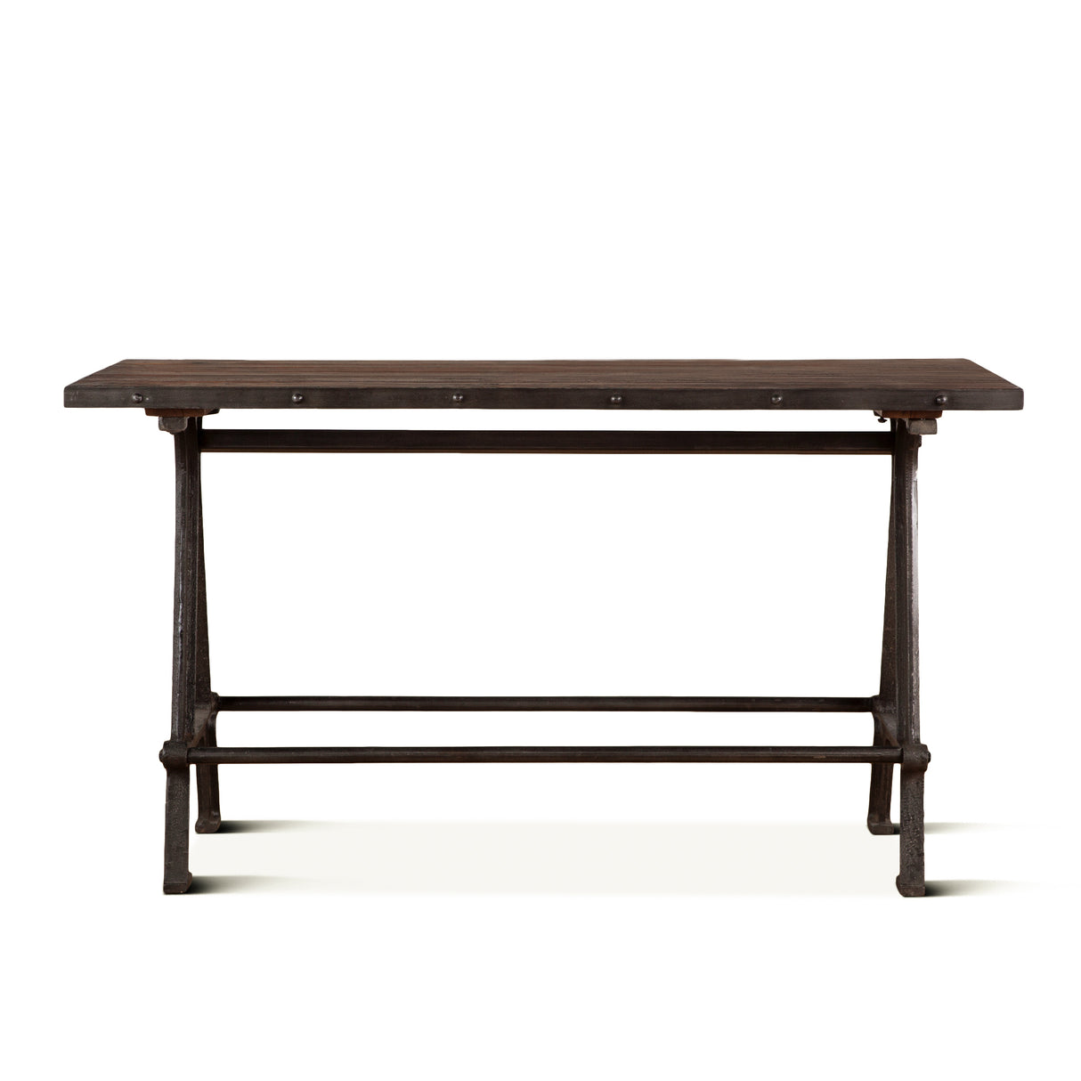Industrial Teak 66" Gathering Table in Natural Reclaimed Wood by Home Trends & Design at Eve Furniture