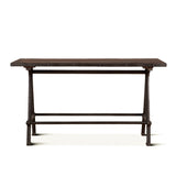 Industrial Teak 66" Gathering Table in Natural Reclaimed Wood by Home Trends & Design at Eve Furniture