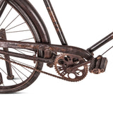 Industrial Teak 71" Bicycle Console Table in Walnut by Home Trends & Design at Eve Furniture