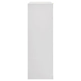 Ines White High Gloss 5-drawer Bedroom Chest of Drawers by Coaster at Eve Furniture