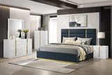 Ines White High Gloss 6-drawer Bedroom Dresser Cabinet by Coaster at Eve Furniture