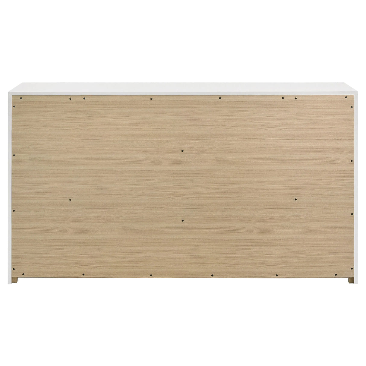 Ines White High Gloss 6-drawer Bedroom Dresser Cabinet by Coaster at Eve Furniture