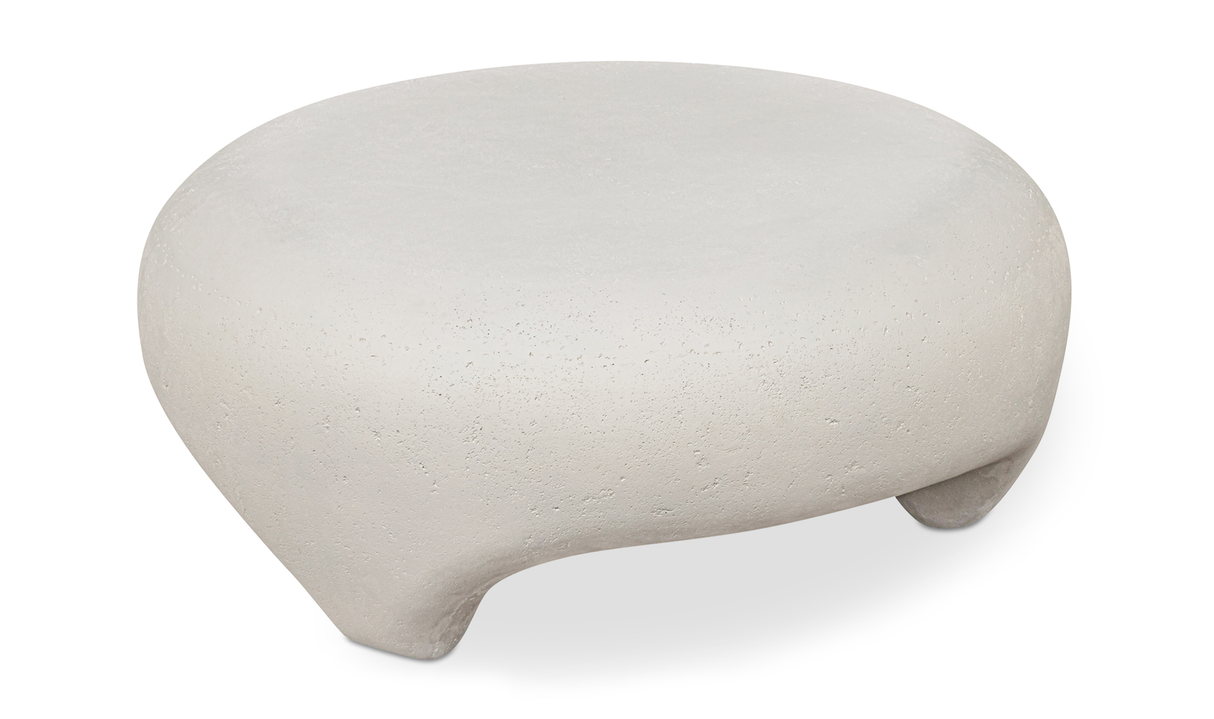 Ines White Outdoor Coffee Table by MOES at Eve Furniture