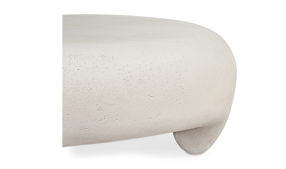 Ines White Outdoor Coffee Table by MOES at Eve Furniture