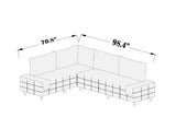 Inferno Sectional by Furnia at Eve Furniture