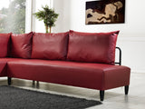 Inferno Sectional Vinyl by Furnia at Eve Furniture