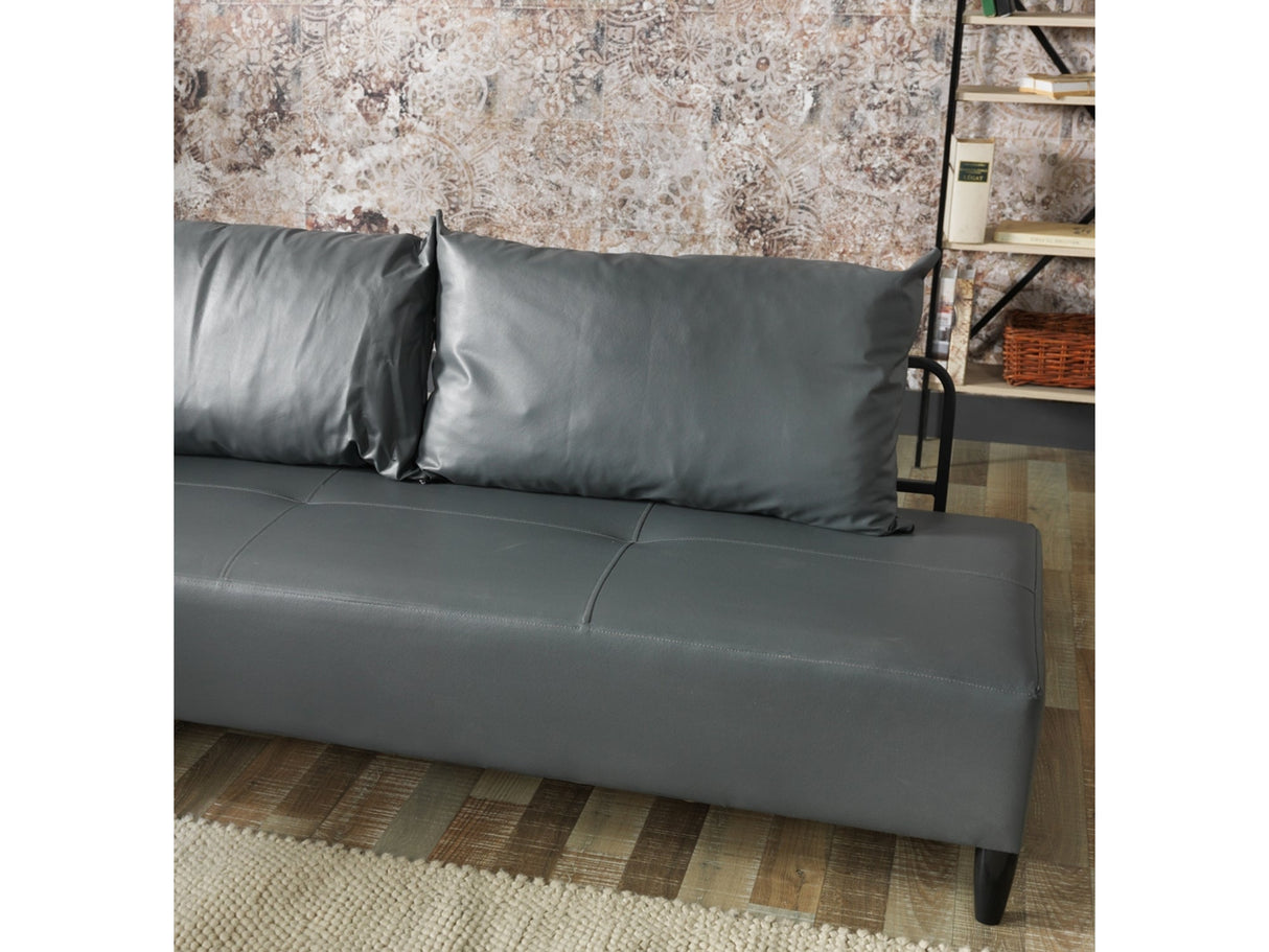 Inferno Sectional Vinyl by Furnia at Eve Furniture