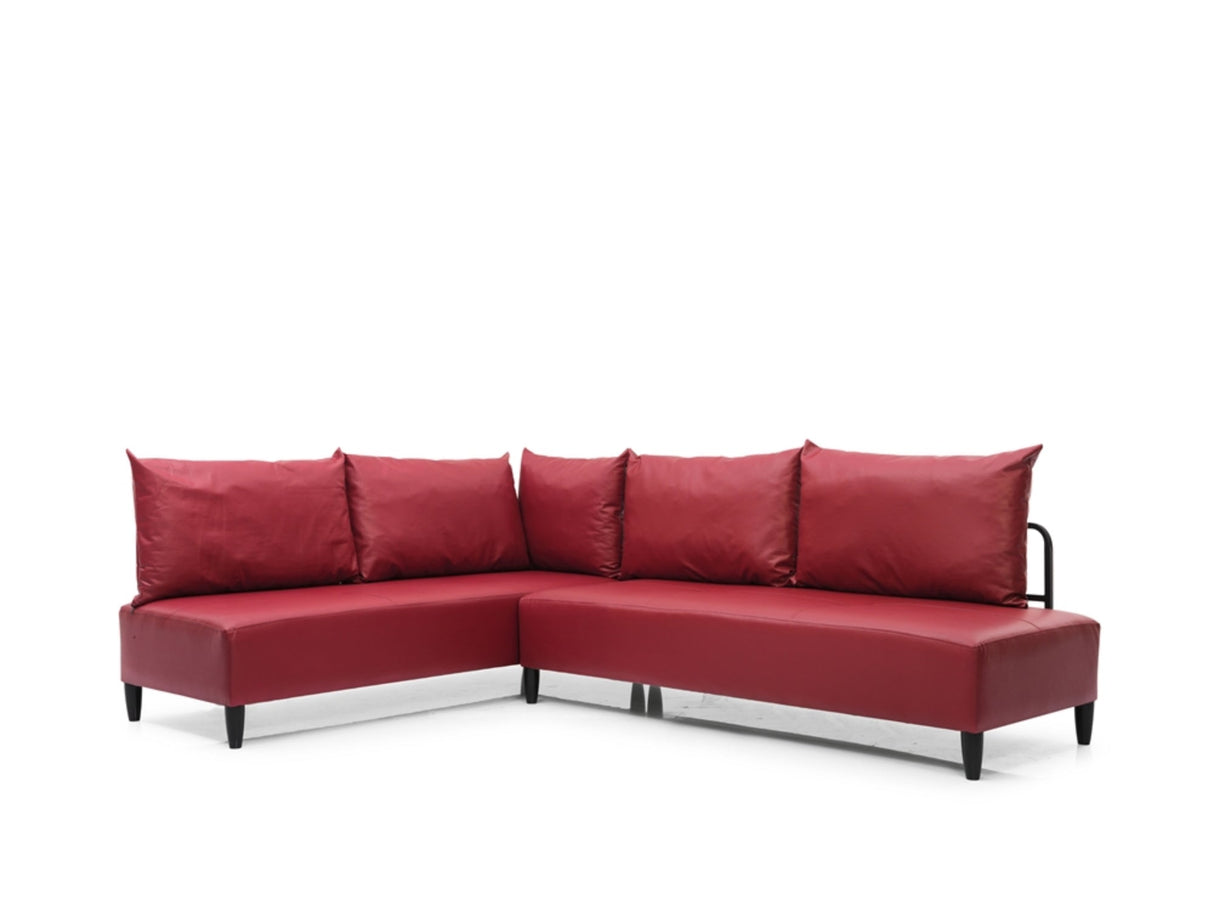 Inferno Sectional Vinyl by Furnia at Eve Furniture