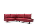 Inferno Sectional Vinyl by Furnia at Eve Furniture