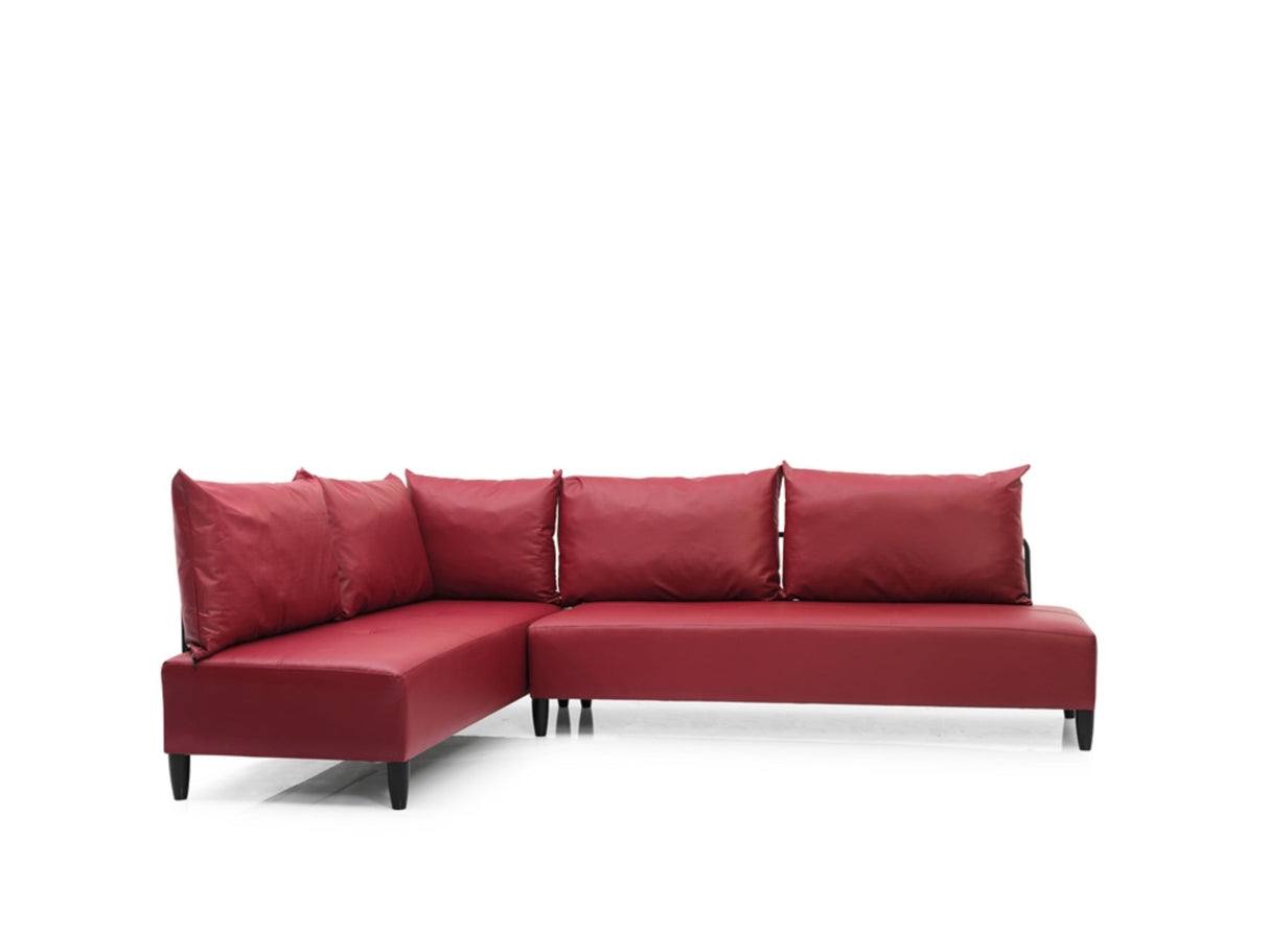 Inferno Sectional Vinyl by Furnia at Eve Furniture