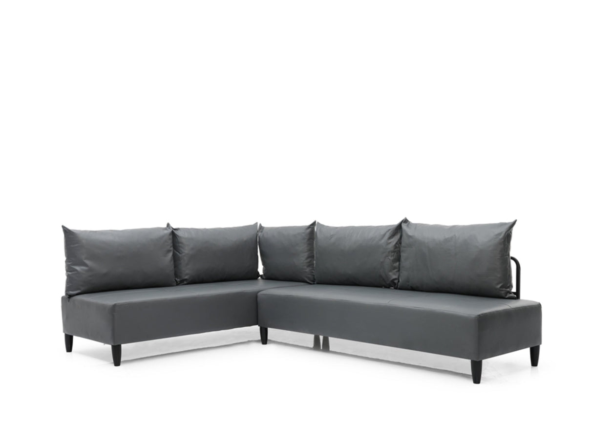 Inferno Sectional Vinyl by Furnia at Eve Furniture
