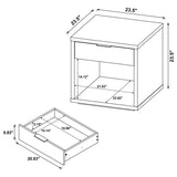 Ingram Latte 2-Piece Coffee and End Table Set with Storage