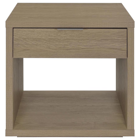 Ingram Latte 2-Piece Coffee and End Table Set with Storage by Coaster at Eve Furniture