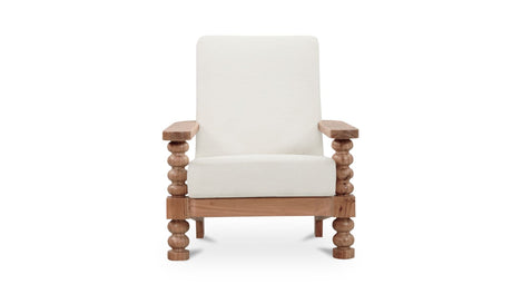 Ingrid Accent Chair Off White by Moe's Home at Eve Furniture