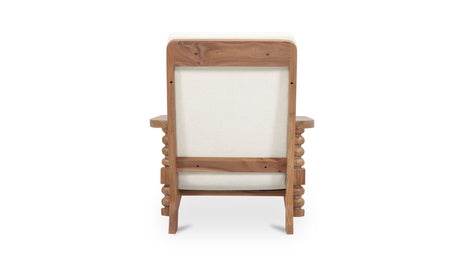Ingrid Accent Chair Off White by Moe's Home at Eve Furniture