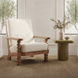 Ingrid Off White Accent Chair by Moe's Home at Eve Furniture