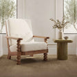 Ingrid Off White Accent Chair by Moe's Home at Eve Furniture