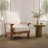Ingrid Off White Accent Chair by Moe's Home at Eve Furniture
