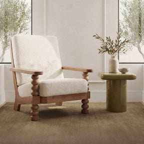 Ingrid Off White Accent Chair by Moe's Home at Eve Furniture