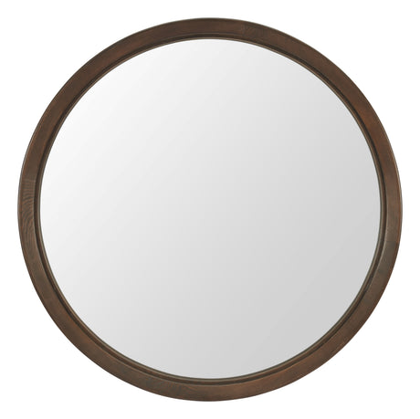 Inikas Espresso Mirror by Zuomod at Eve Furniture