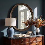 Inikas Espresso Mirror by Zuomod at Eve Furniture