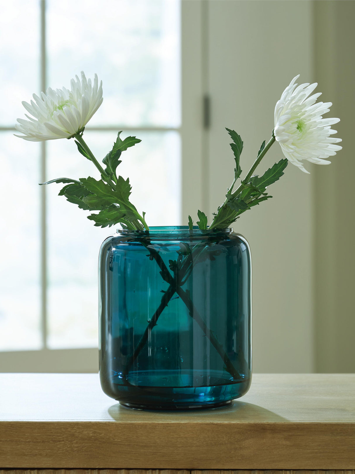 Inisland Teal Vase by ASHLEY FURNITURE at Eve Furniture