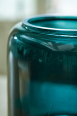 Inisland Teal Vase by ASHLEY FURNITURE at Eve Furniture