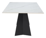 Inky White Dining Table by Zuomod at Eve Furniture