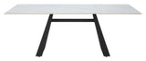 Inky White Dining Table by Zuomod at Eve Furniture