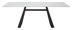 Inky White Dining Table by Zuomod at Eve Furniture