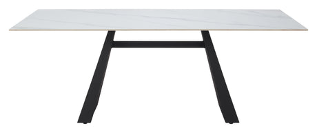 Inky White Dining Table by Zuomod at Eve Furniture