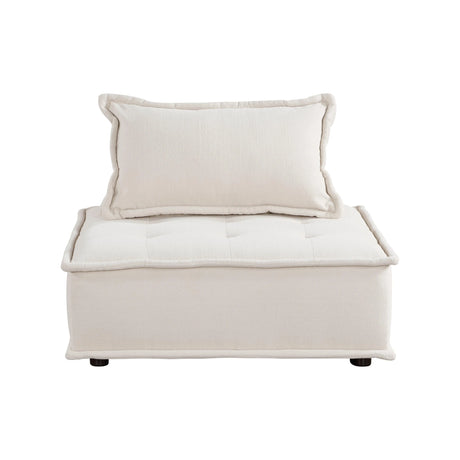 Inman Beige Boucle 7-Piece Modular Sectional by Homelegance at Eve Furniture