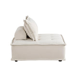 Inman Beige Boucle 7-Piece Modular Sectional by Homelegance at Eve Furniture