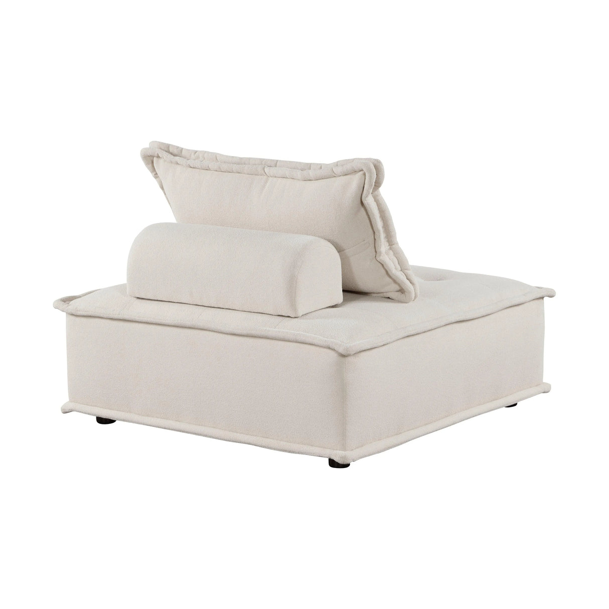 Inman Beige Boucle 7-Piece Modular Sectional by Homelegance at Eve Furniture