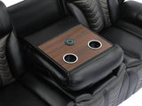 Innova Black 3-Piece Reclining Living Room Set by New Era Innovations at Eve Furniture