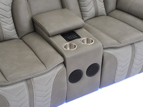 Innova Grey Reclining Living Room Set by New Era Innovations at Eve Furniture